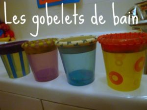 gobelets de bain