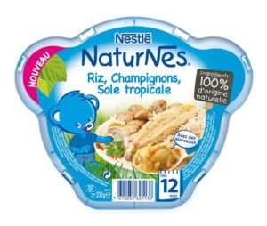 Assiette NaturNes Riz Champignons Sole tropical