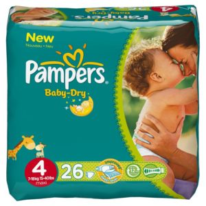 pampers baby dry 4