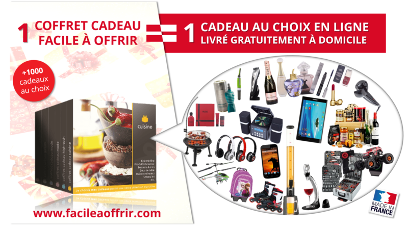 1 Coffret = 1 cadeau au choix