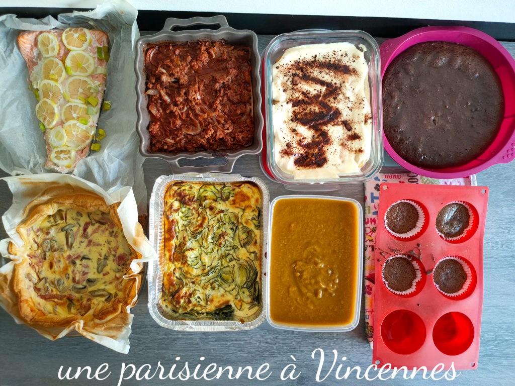 batchcooking 
menu a l'avance