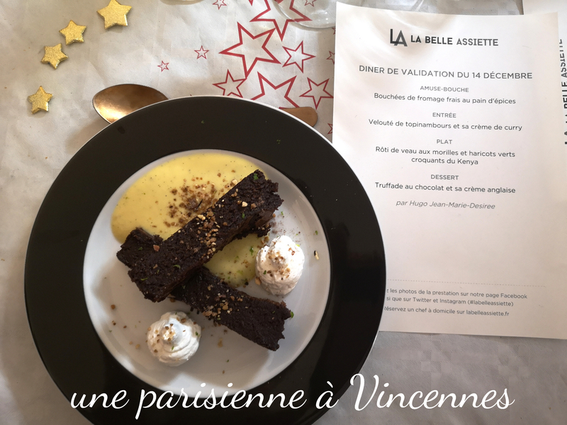 chef a domicile, gateau au chocolat qui tue 