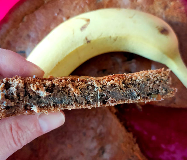 gâteau à la peau de banane