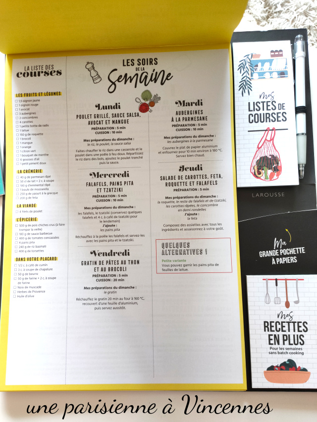 interieur menu
