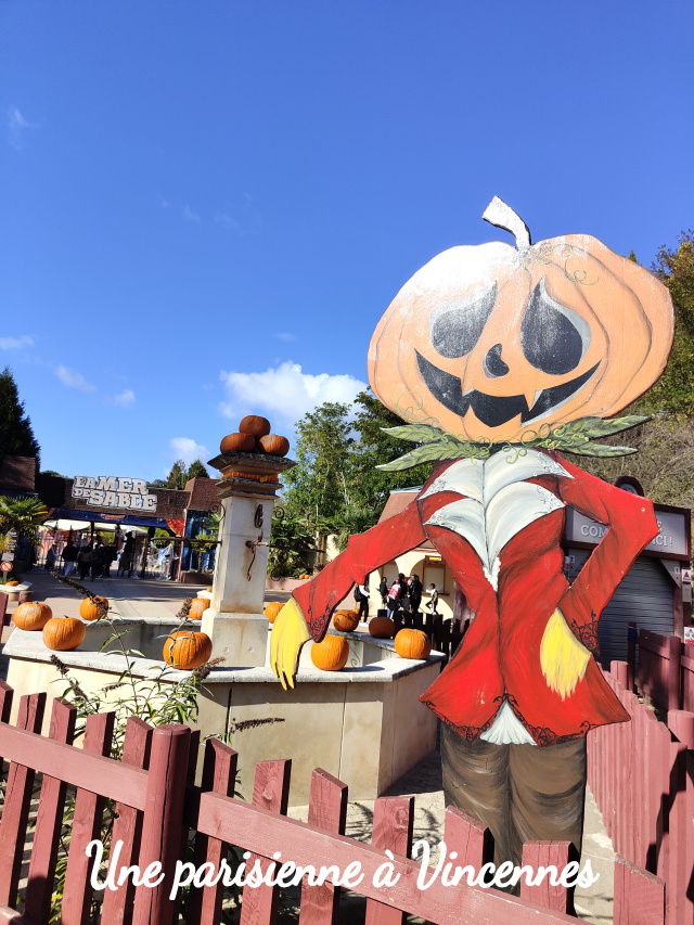 Parc d'attraction halloween